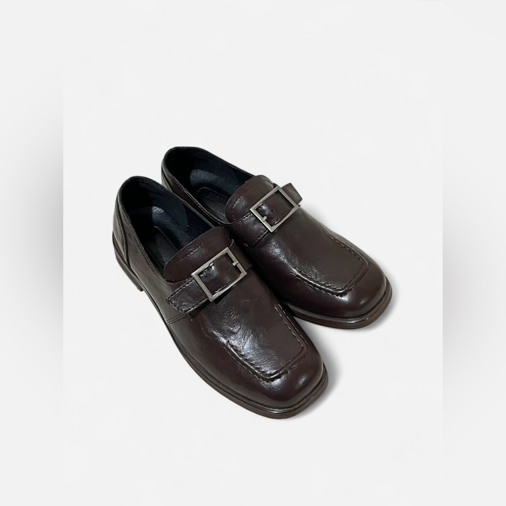 Vintage Brown Leather Loafers